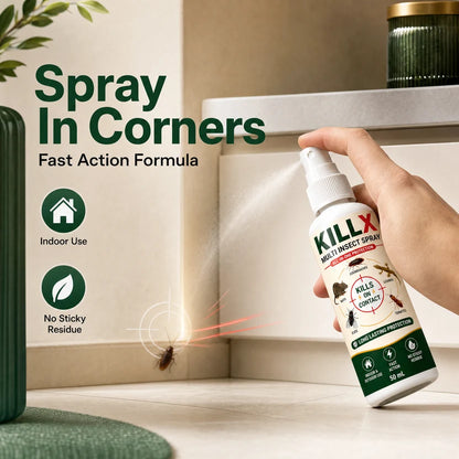 KILLX Multi-Insect Spray - Fast Action Formula | Buy 1 Get 2 Free